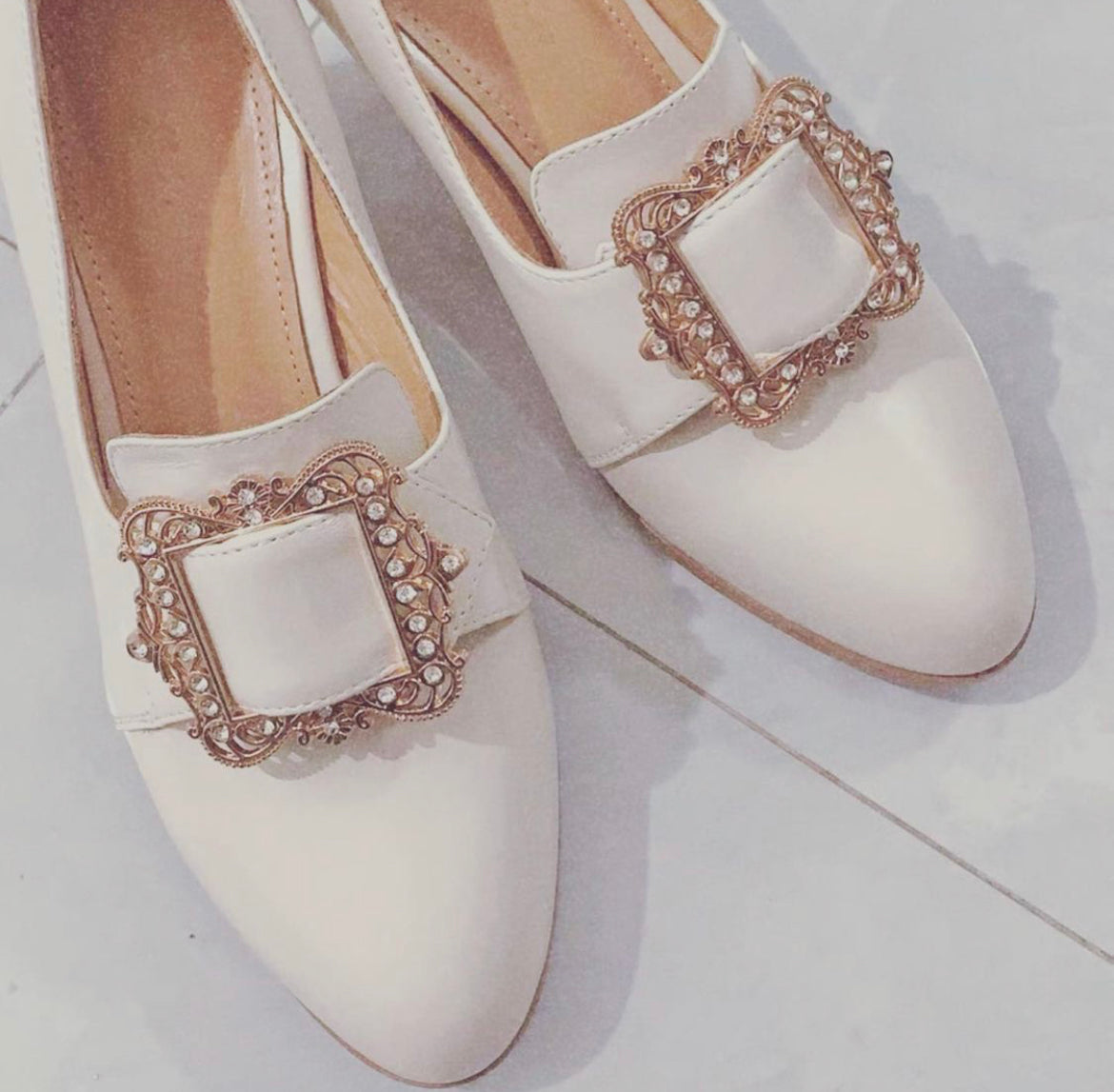Colonial buckle shoes