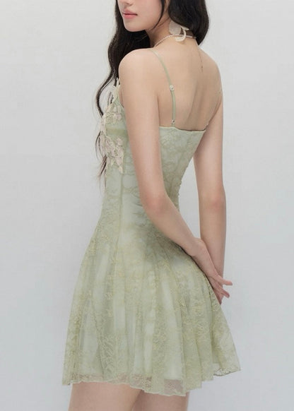 Springtime in a park dress