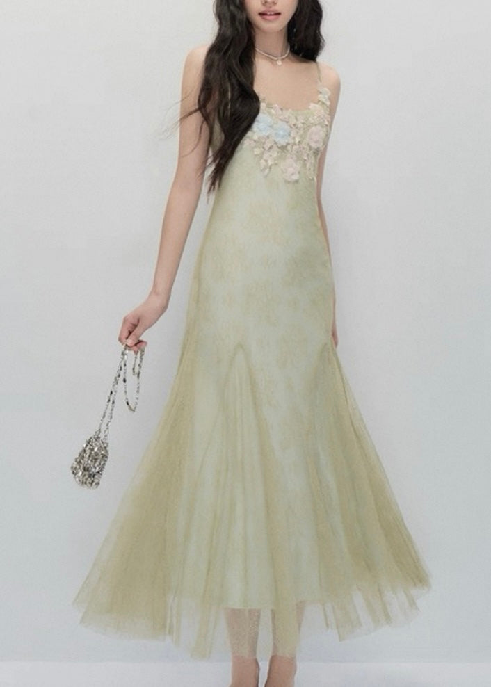 Springtime in a park dress