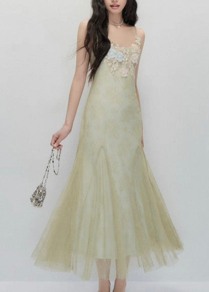 Springtime in a park dress