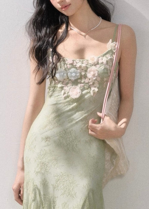 Springtime in a park dress