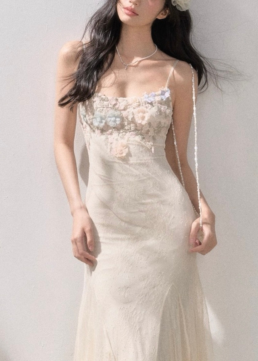 Springtime in a park dress