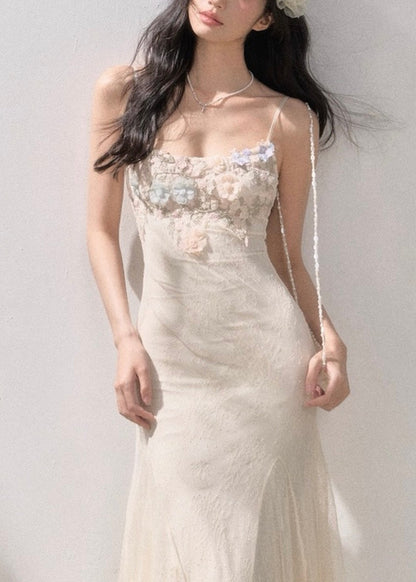 Springtime in a park dress