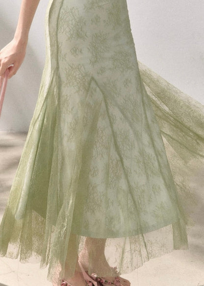 Springtime in a park dress