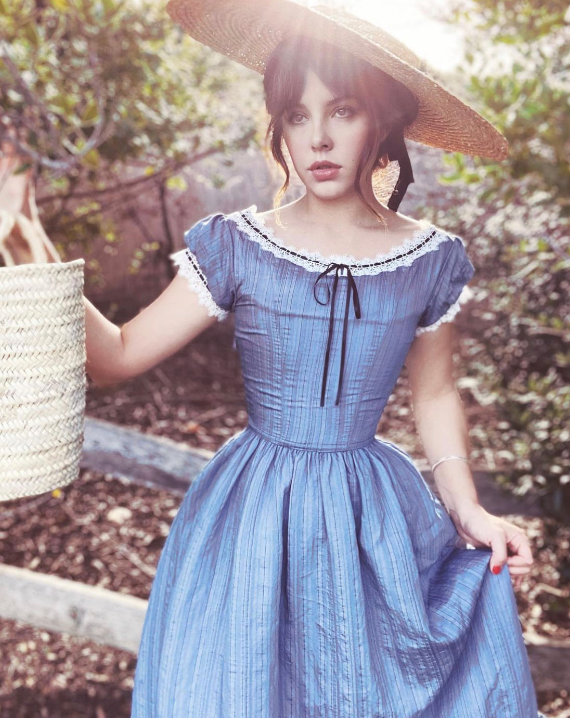 Lil women dress (black/blue)