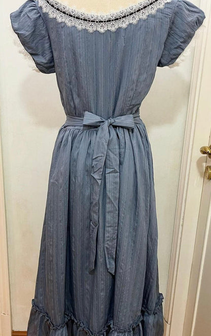 Lil women dress (black/blue)