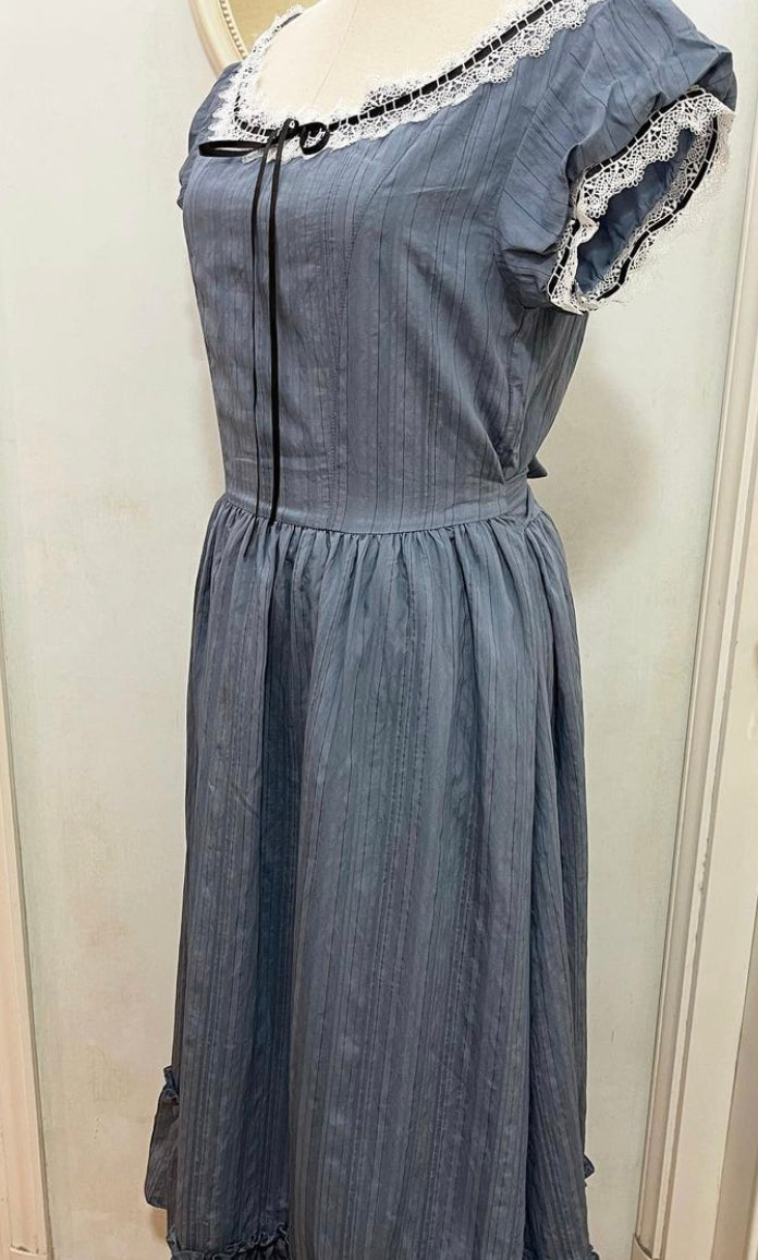 Lil women dress (black/blue)