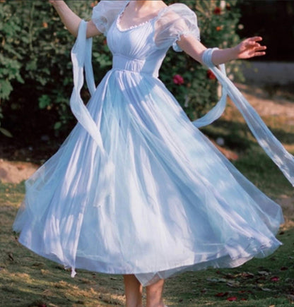 Nymph princess silk dress