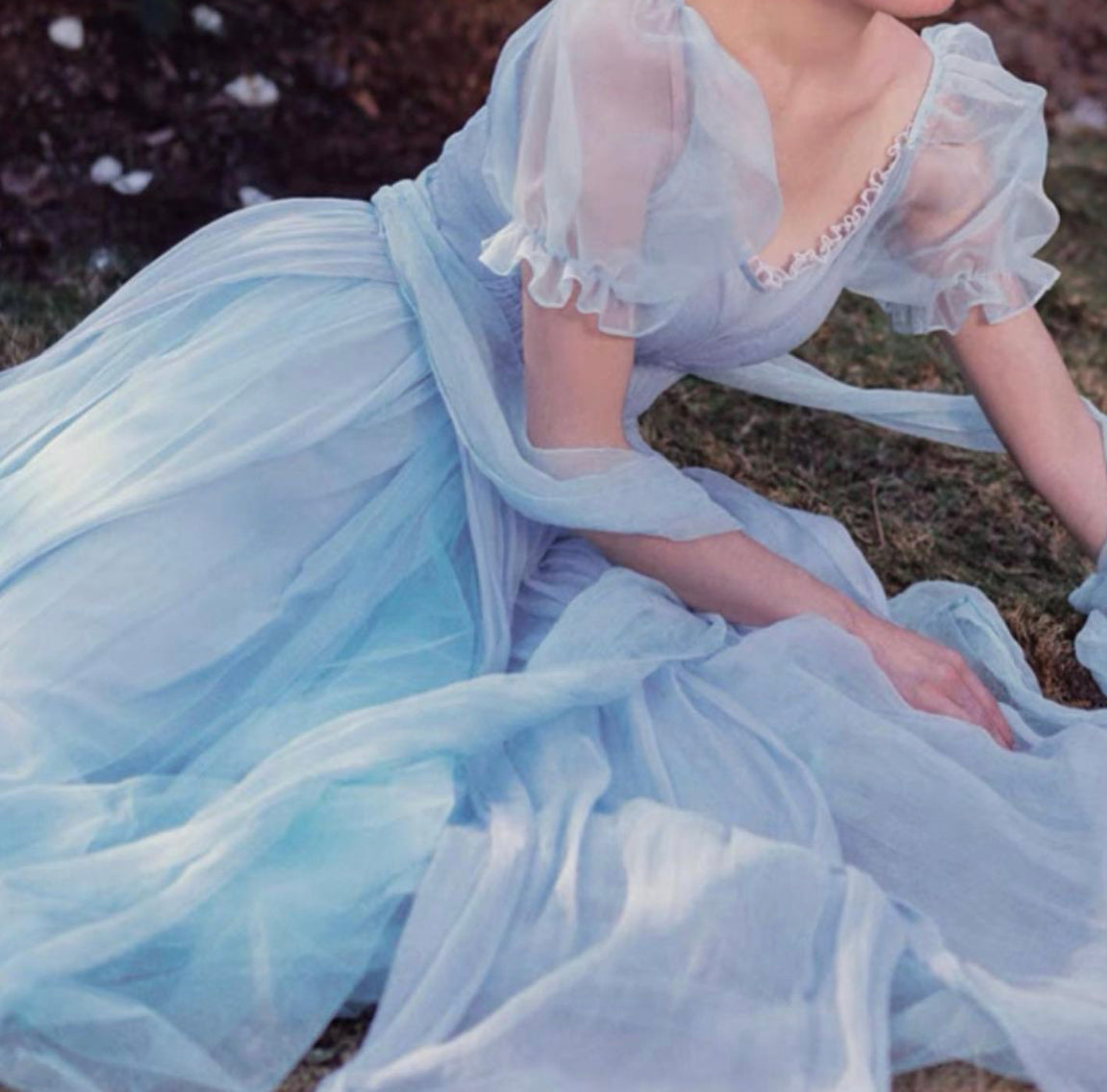 Nymph princess silk dress