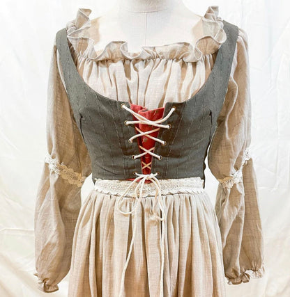 Peasant ensemble (including corset and dress)