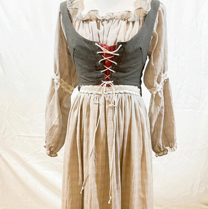 Peasant ensemble (including corset and dress)