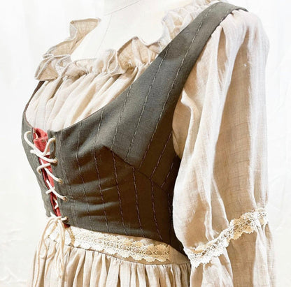 Peasant ensemble (including corset and dress)