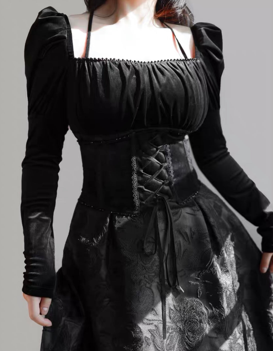 Persephone corset belt and dress set