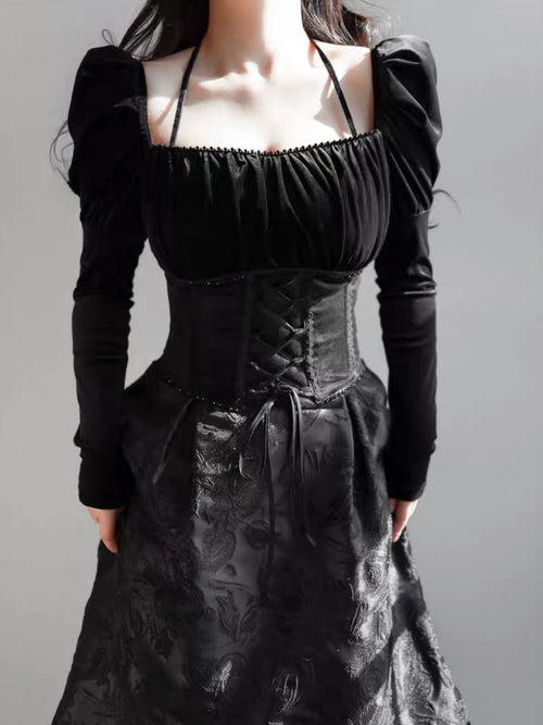 Persephone corset belt and dress set