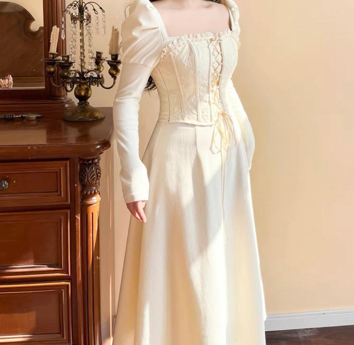 Angel corset / dress set
