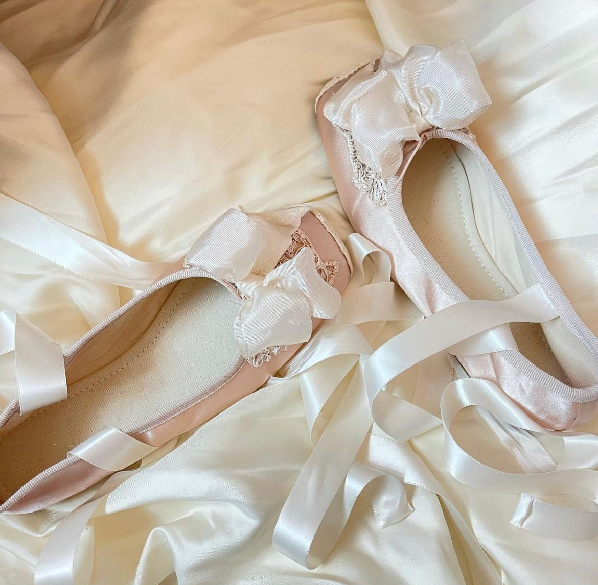 Shabby ballet shoes