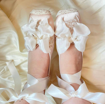 Shabby ballet shoes