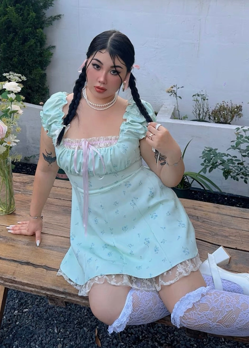 Minty gelato dress