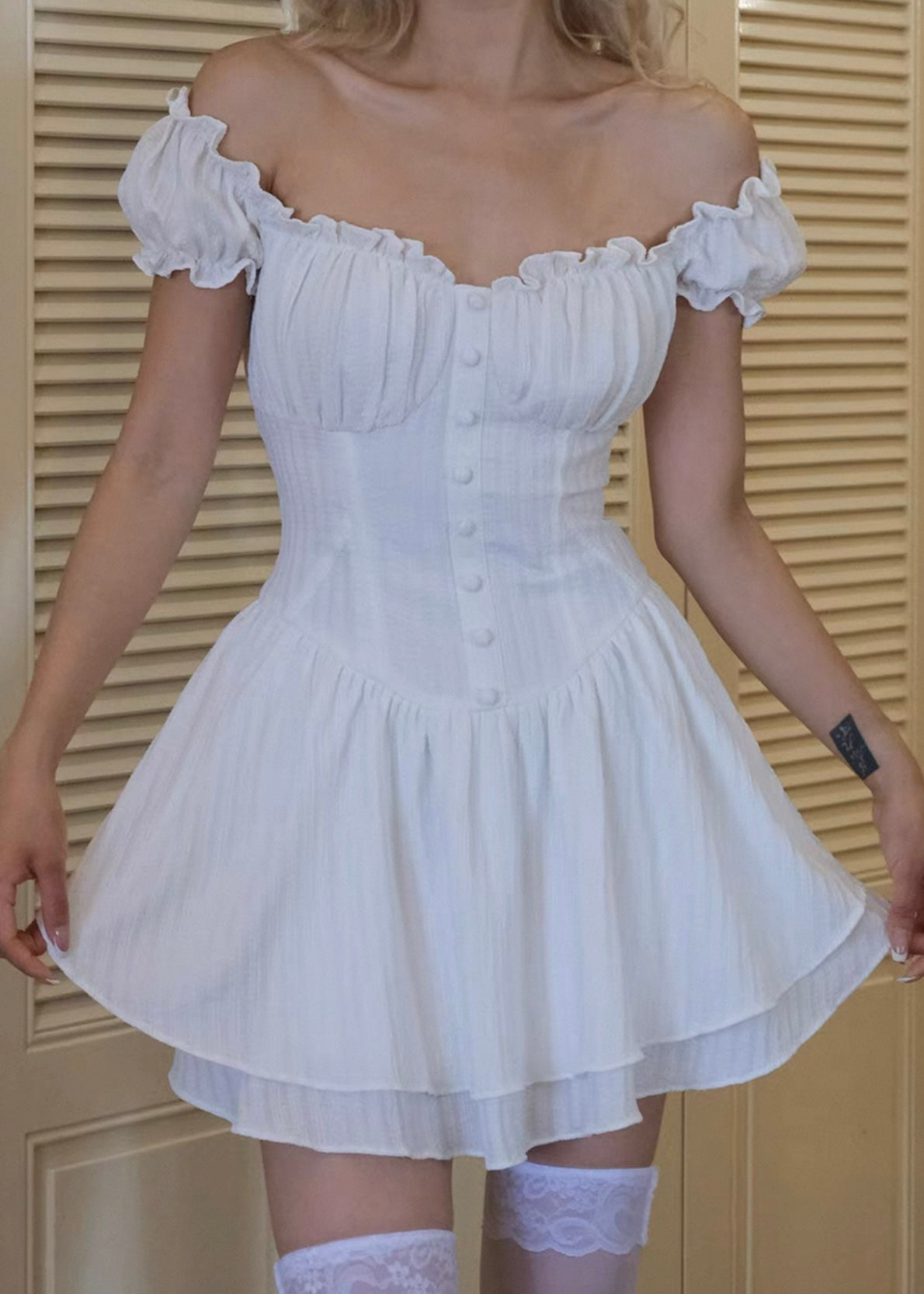 White magic wand dress
