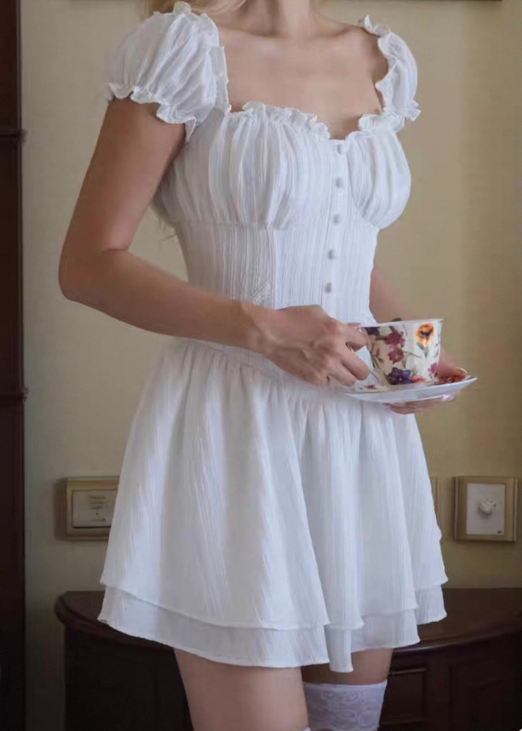 White magic wand dress