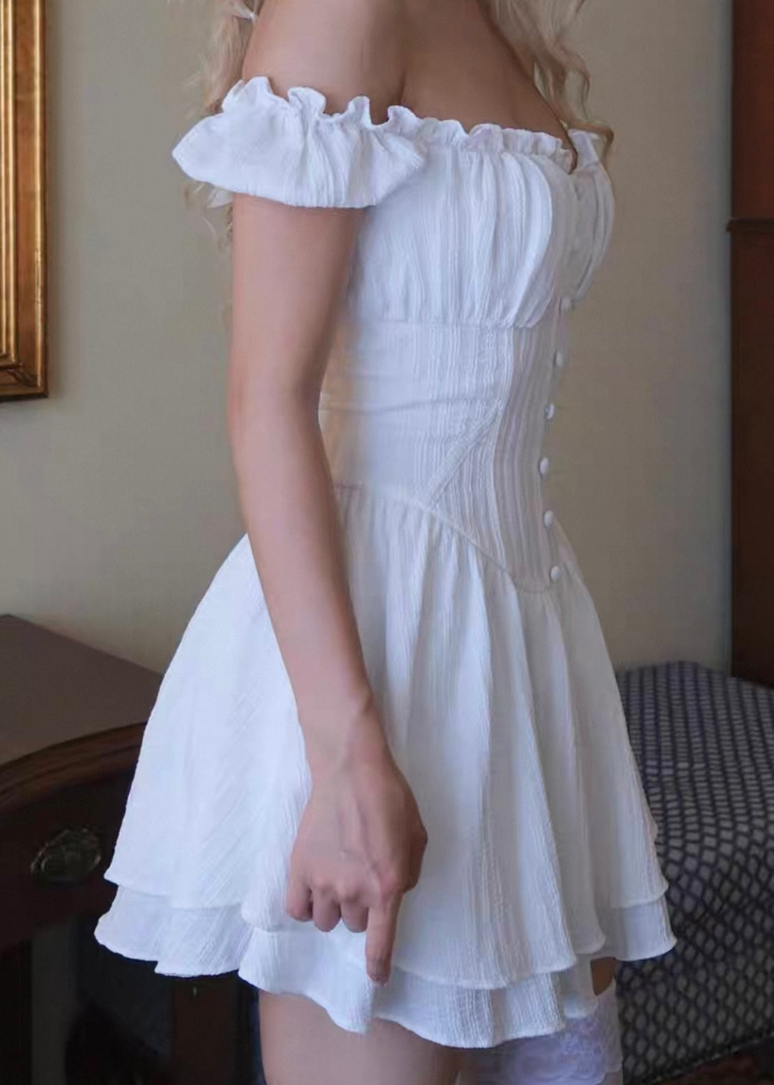 White magic wand dress
