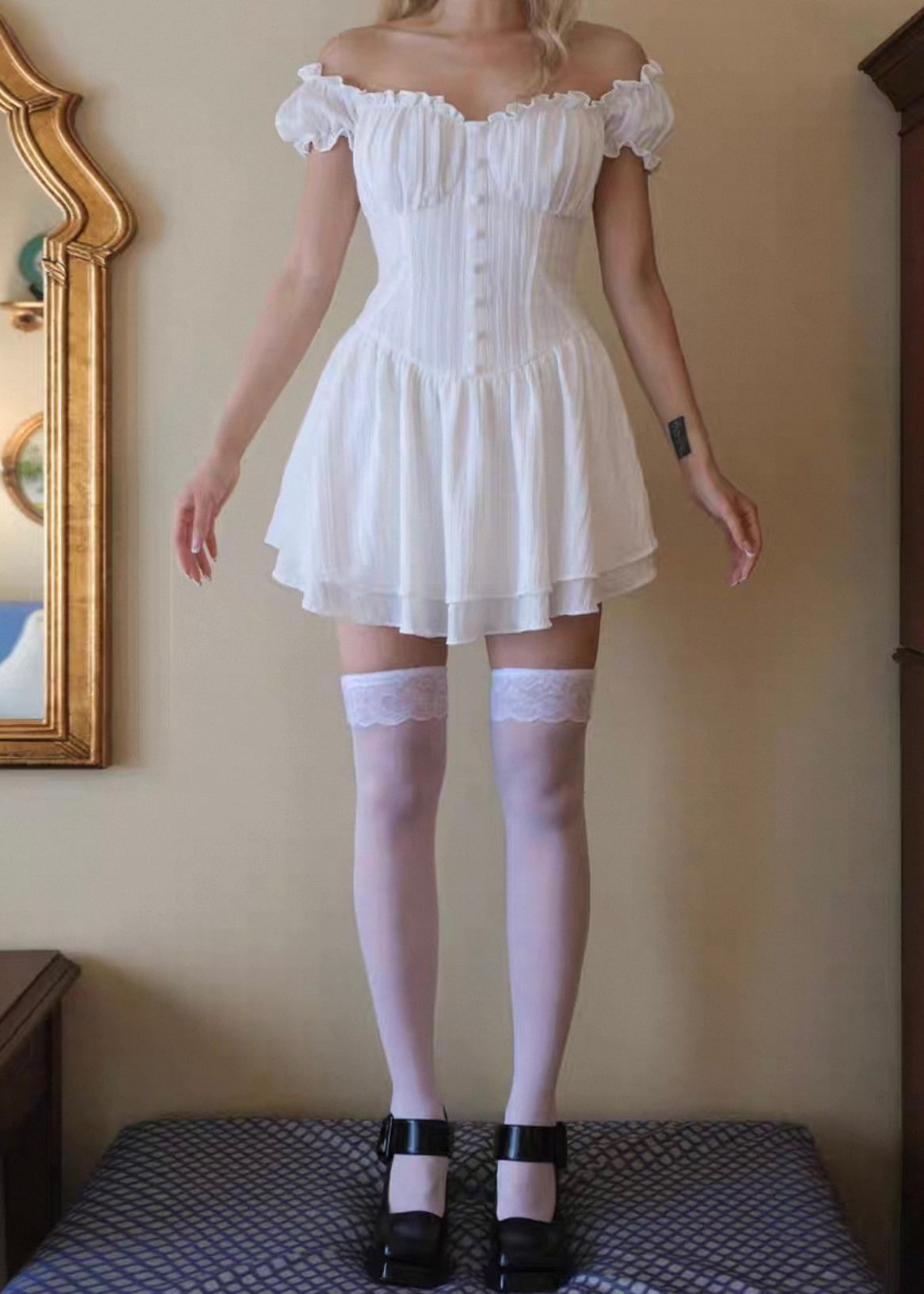 White magic wand dress