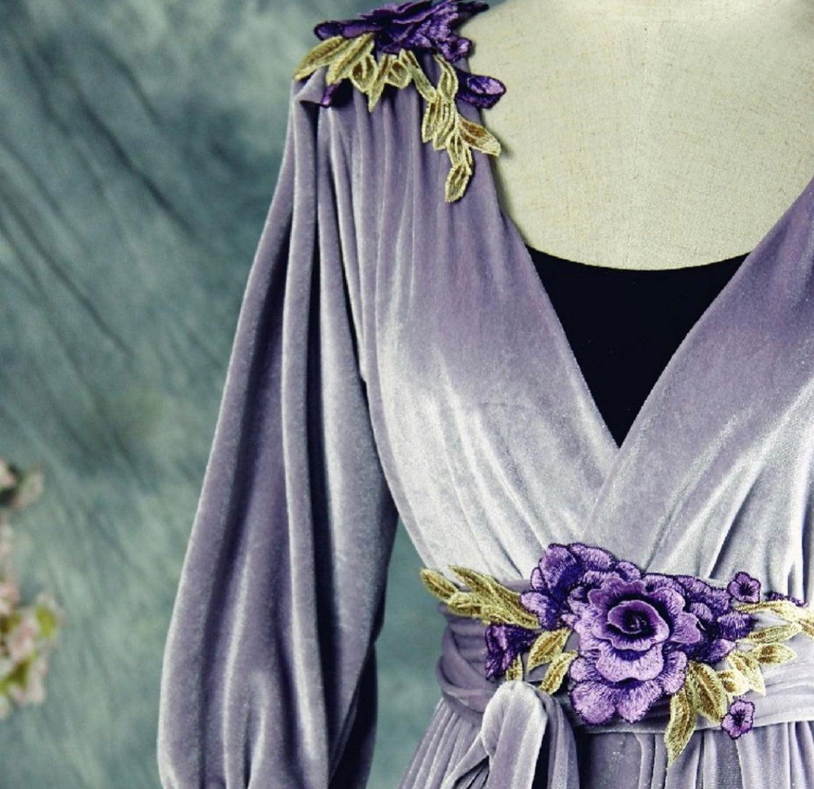 Artemis velvet dress