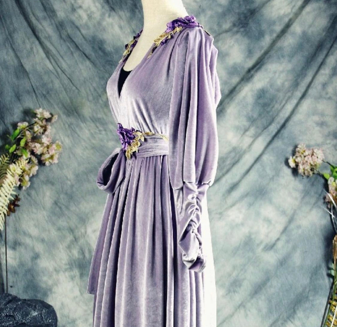 Artemis velvet dress