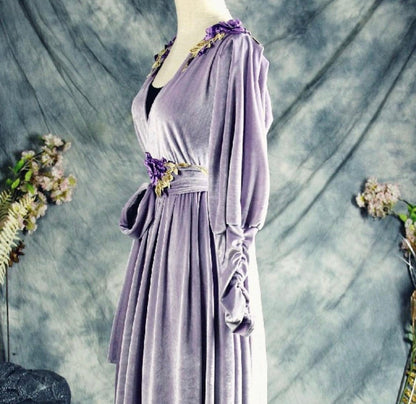 Artemis velvet dress