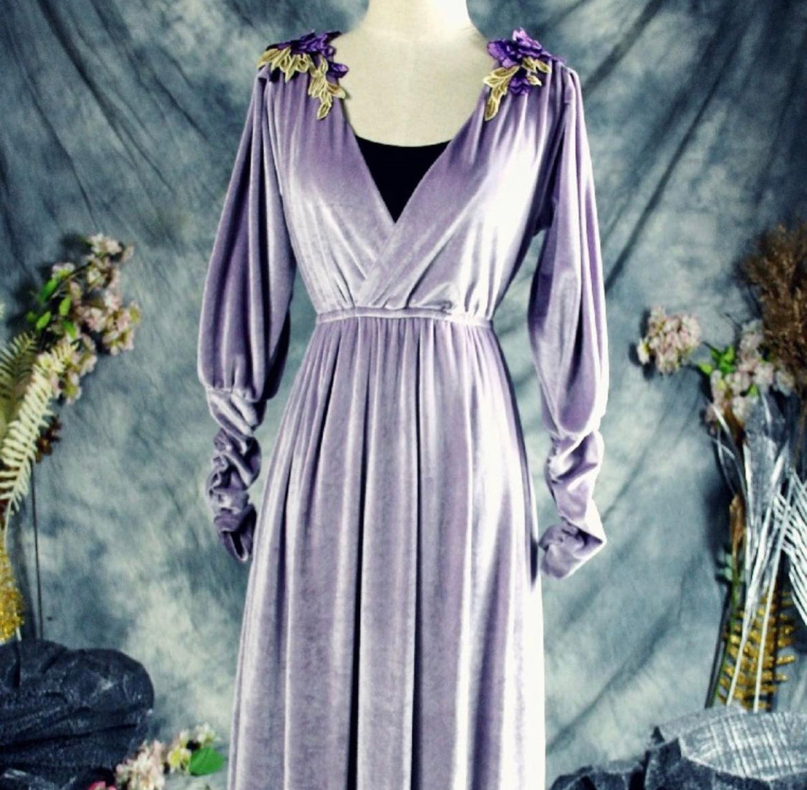 Artemis velvet dress