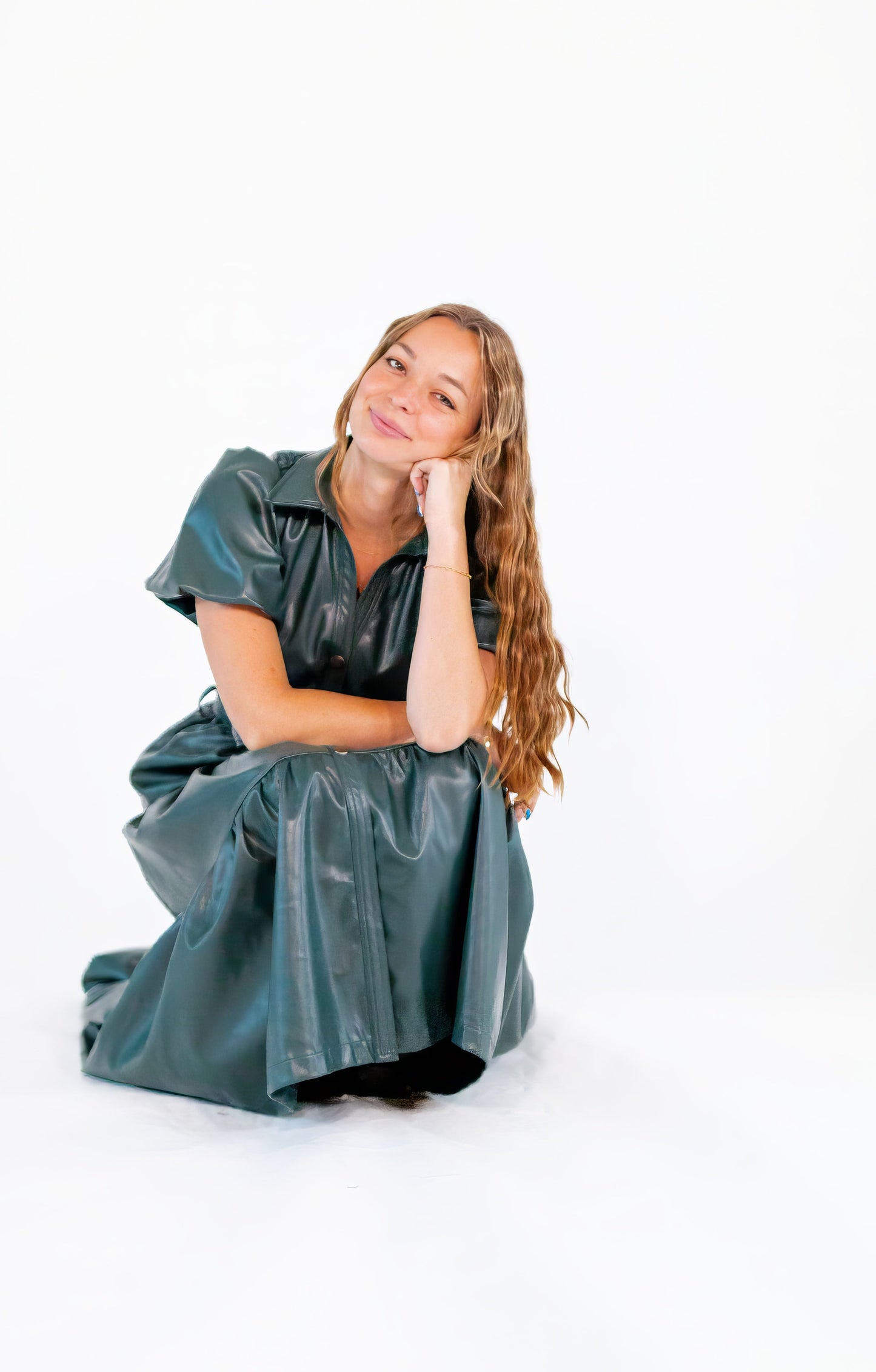 Jemma Vegan Leather Dress