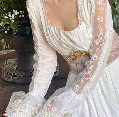 Winter roses dress