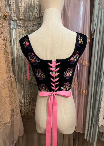 Panier de fleurs corset 💐