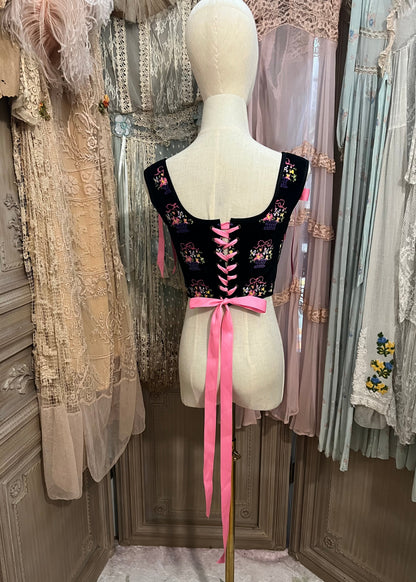 Panier de fleurs corset 💐