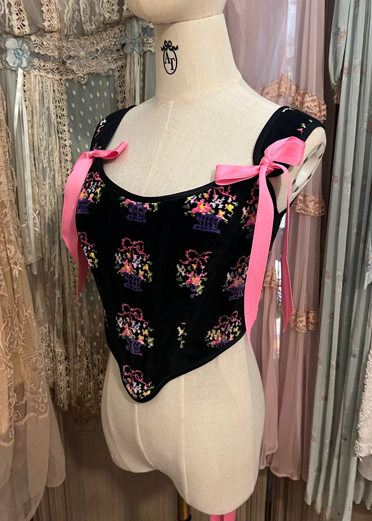 Panier de fleurs corset 💐