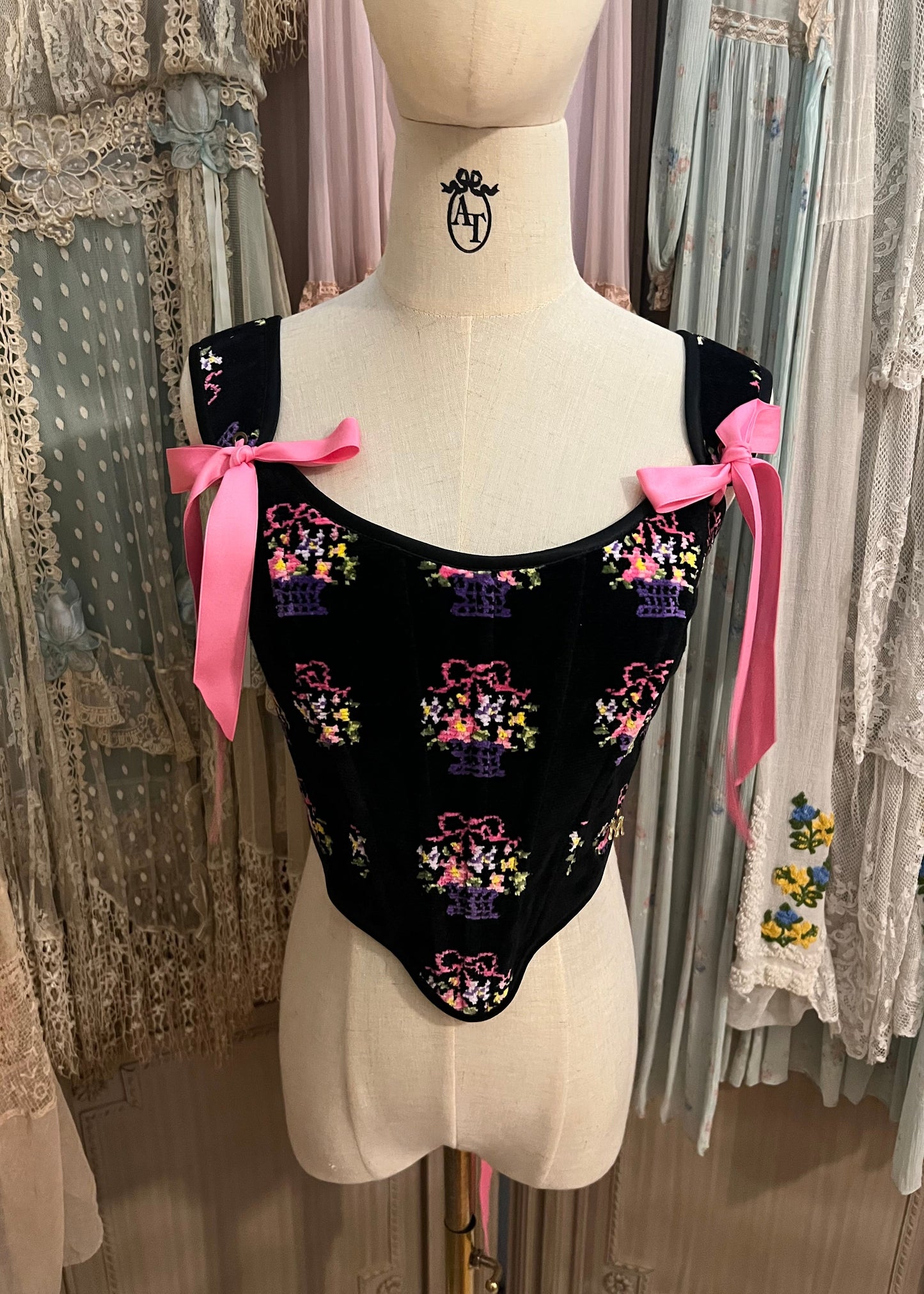 Panier de fleurs corset 💐