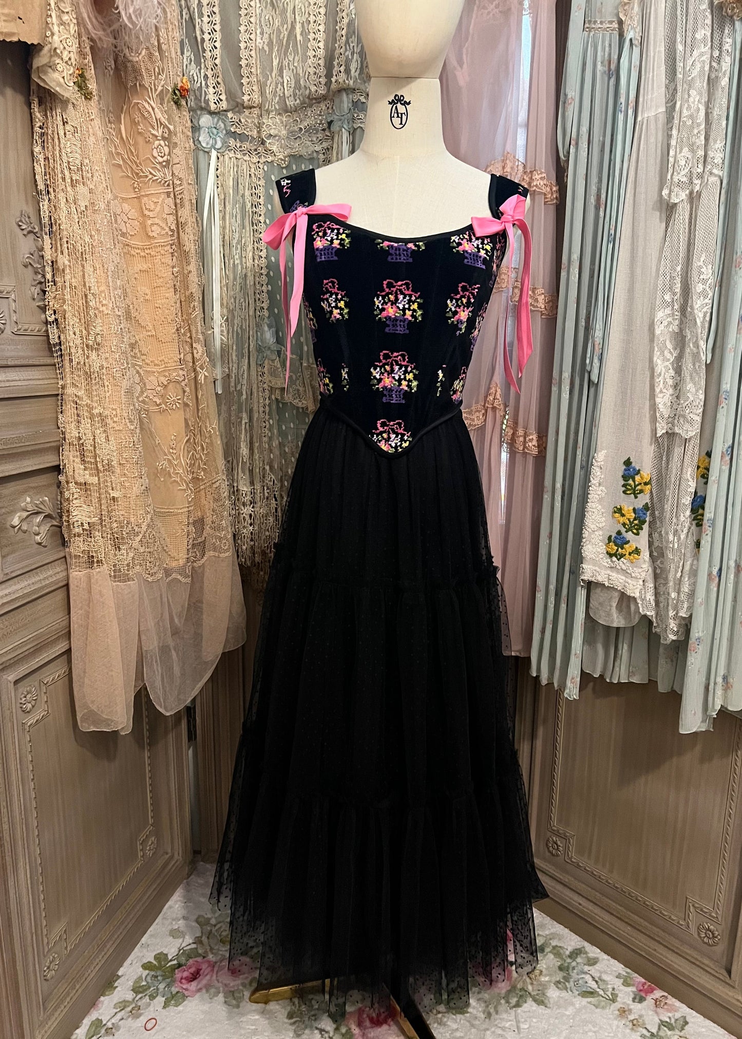 Panier de fleurs corset 💐