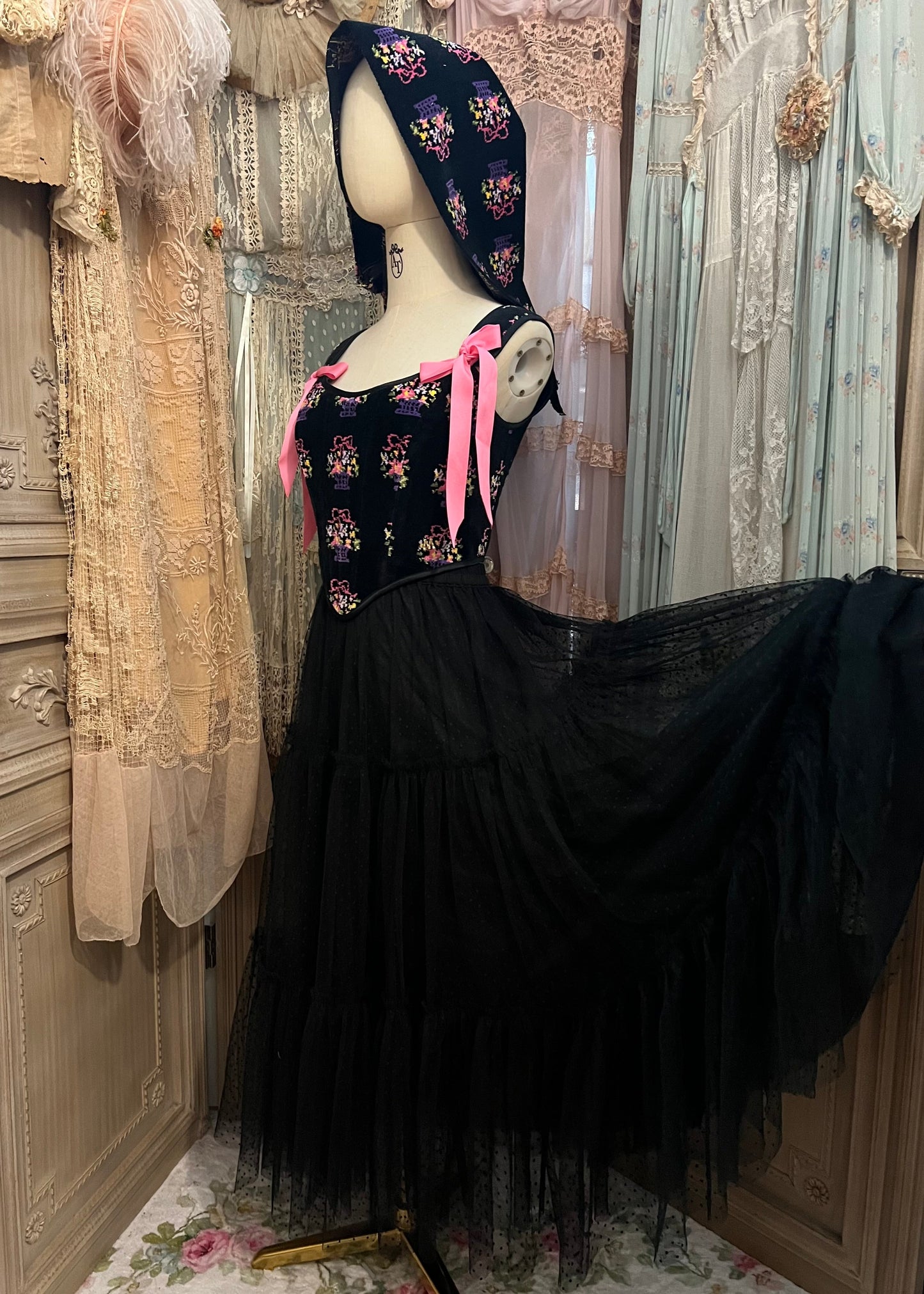 Panier de fleurs corset 💐