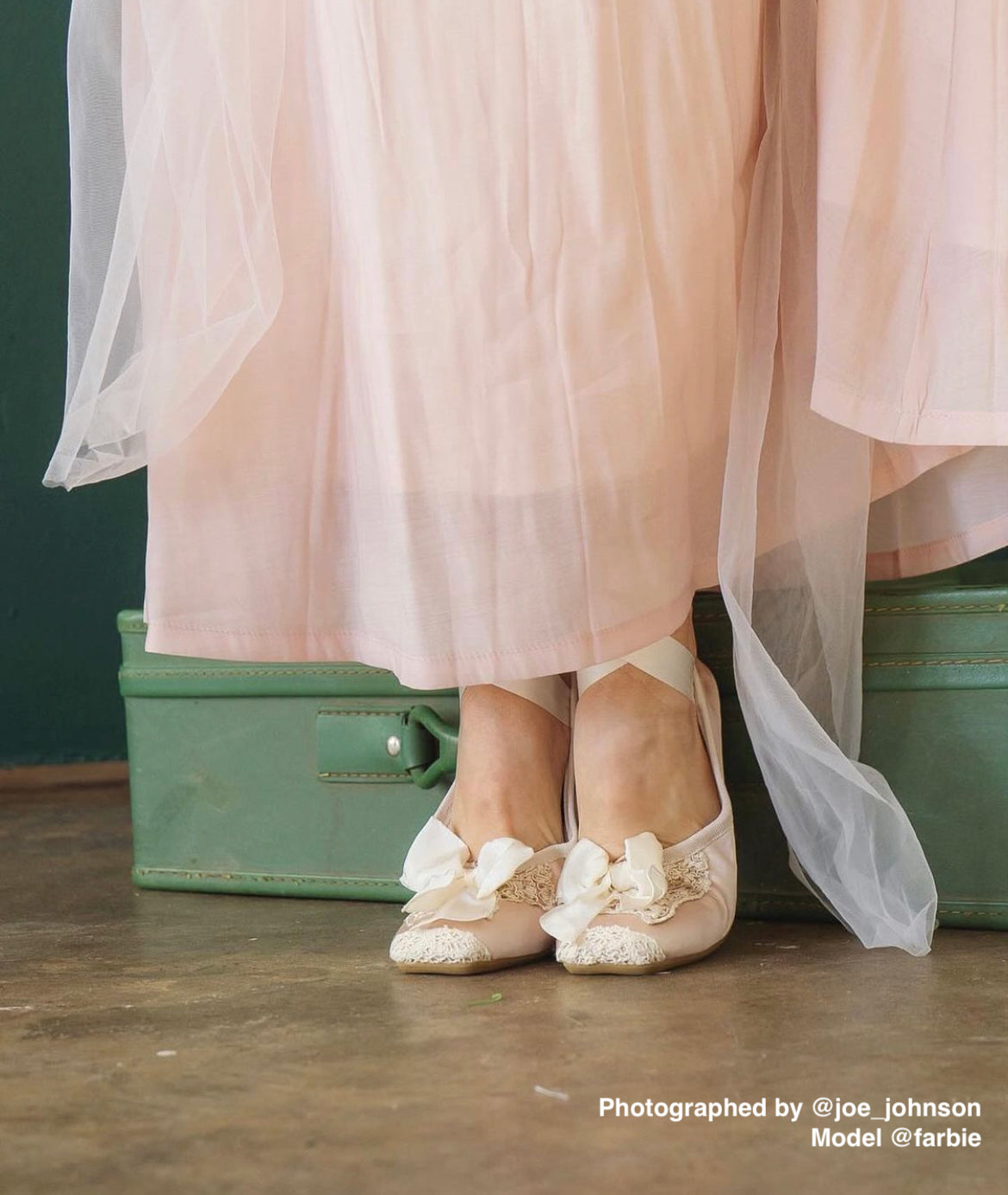 Shabby ballet shoes