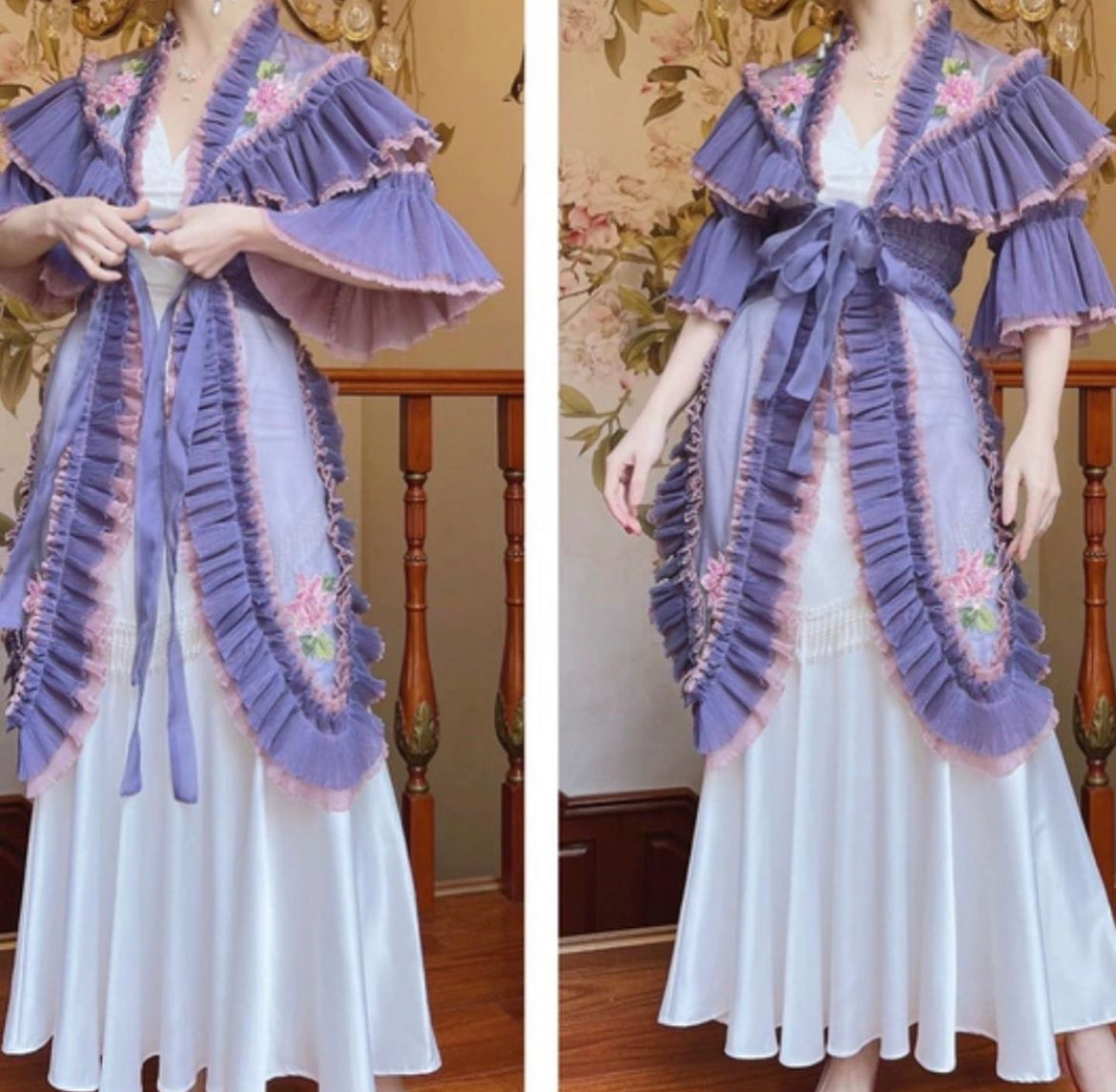Elsie duster & slip dress
