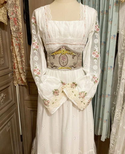 Winter roses dress
