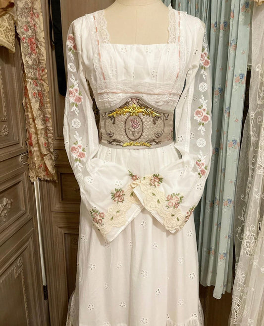 Winter roses dress