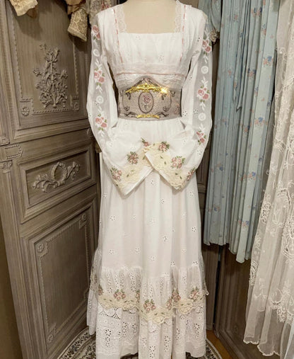 Winter roses dress