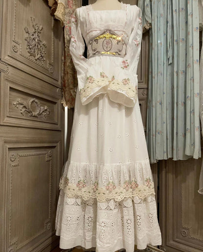 Winter roses dress