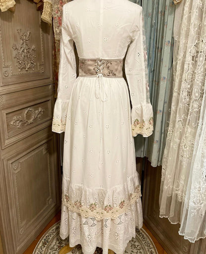 Winter roses dress