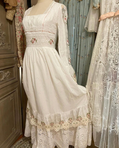 Winter roses dress