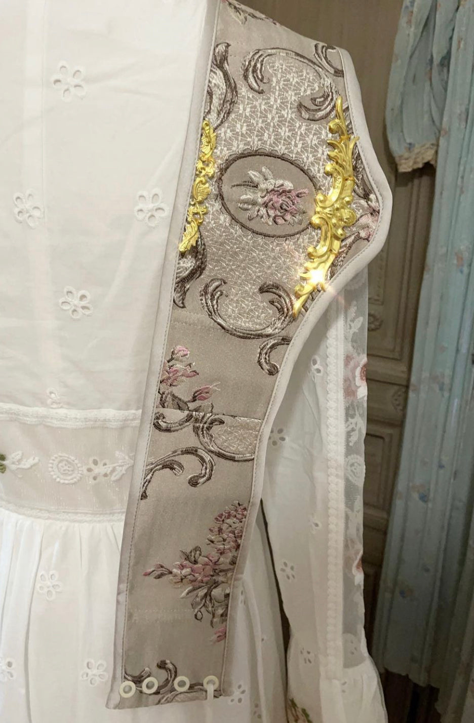 Winter roses dress