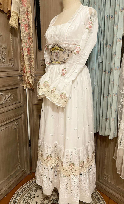 Winter roses dress
