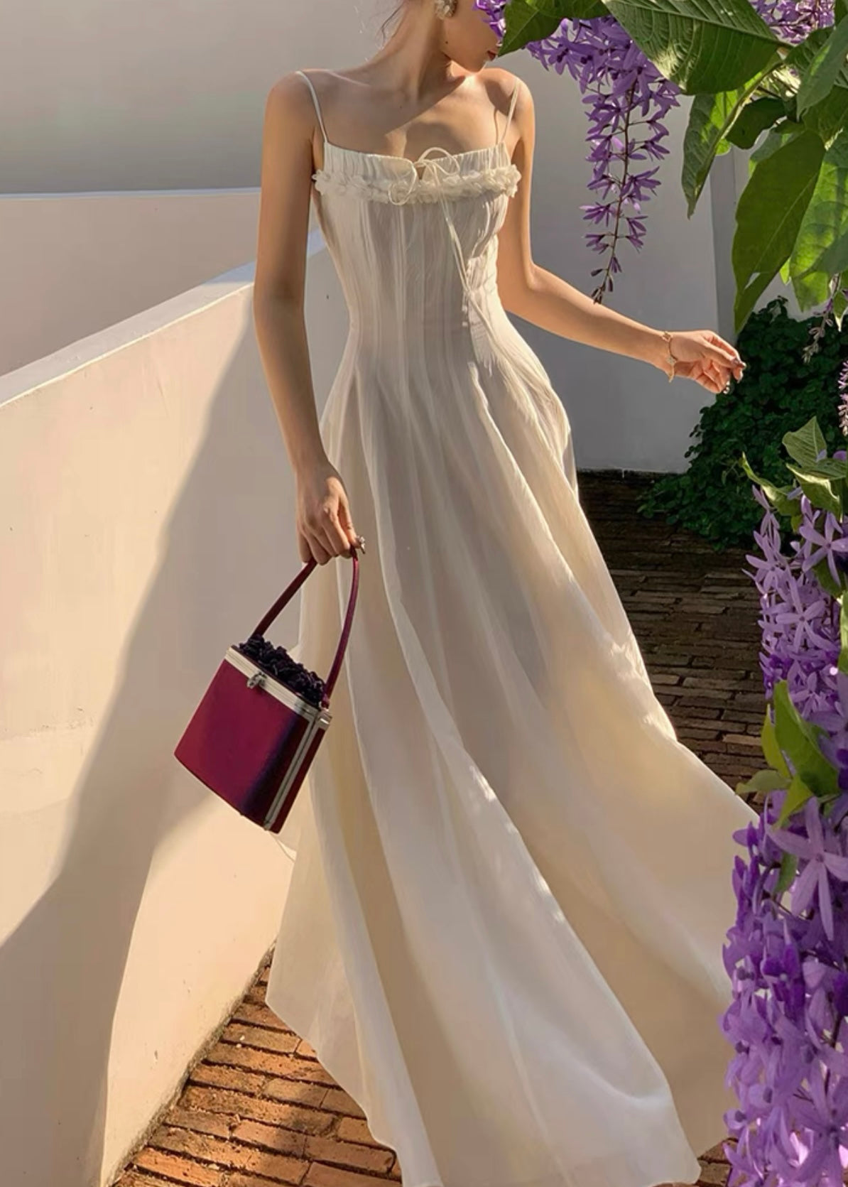White summery dress