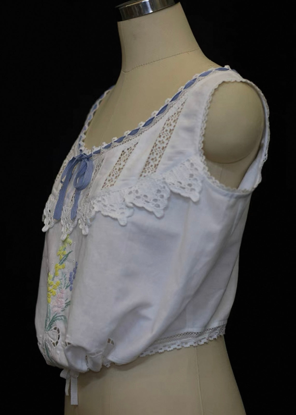 Embroidery love cami